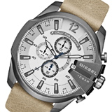 ディーゼル DIESEL メガチーフ  クロノ メンズ 腕時計 DZ4359 ホワイト