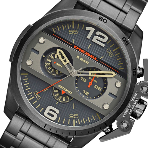 ディーゼル DIESEL アイアンサイド クロノ メンズ 腕時計 DZ4363 ガンメタ