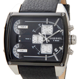 ディーゼル DIESEL メガタンク クオーツ メンズ クロノ 腕時計 DZ7326 ブラック