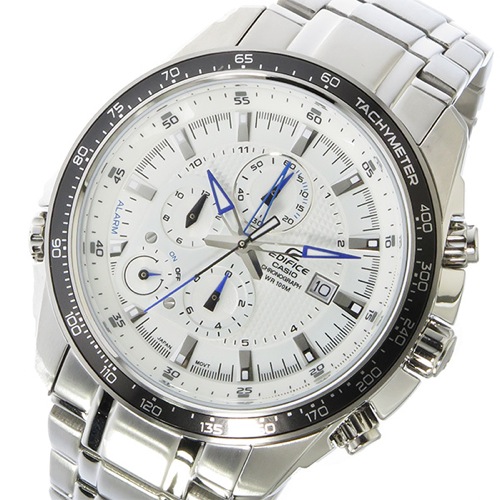 カシオ エディフィス クロノ クオーツ メンズ 腕時計 EF-545D-7AV ホワイト