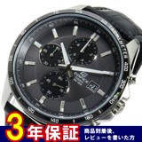 カシオ エディフィス クロノ クオーツ メンズ 腕時計 EFR-512L-8AV ブラック