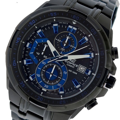 カシオ エディフィス クロノ クオーツ メンズ 腕時計 EFR-539BK-1A2V ブラック