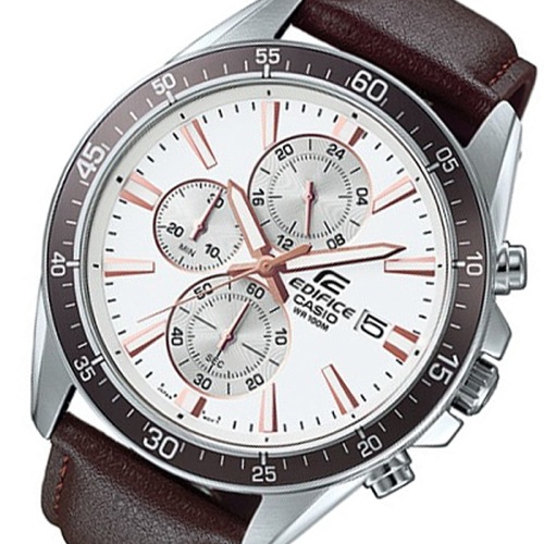 カシオ エディフィス クロノ メンズ 腕時計 EFR-546L-7A ブラウン