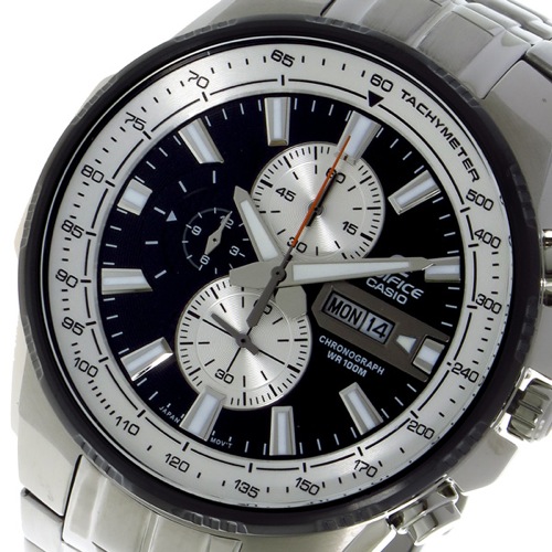 カシオ エディフィスクロノ クォーツ メンズ 腕時計 EFR549D1B ブラック