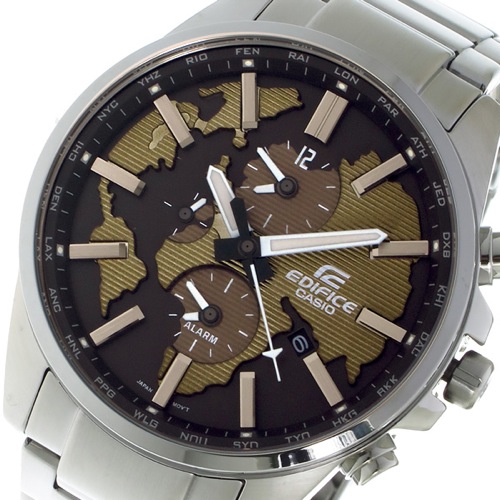 カシオ エディフィスクロノ クォーツ メンズ 腕時計 ETD300D5AV ブラウン