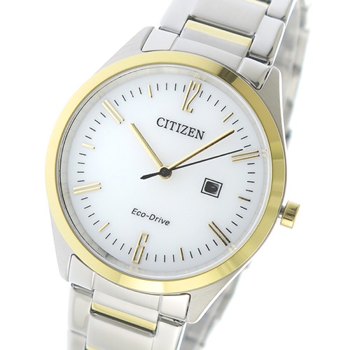 シチズン クオーツ メンズ 腕時計 EW2454-83A ホワイト