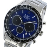 エルジン クロノ クオーツ メンズ 腕時計 FK1401S-BL ブルー