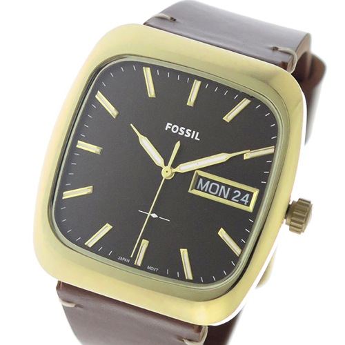 フォッシル クオーツ メンズ 腕時計 FS5332 メタルブラウン
