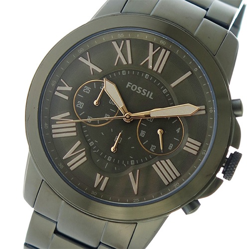 フォッシル クオーツ メンズ 腕時計 FS5375 カーキ