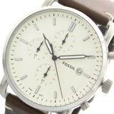 フォッシル FOSSIL 腕時計 メンズ FS5402 クォーツ ホワイト ブラウン