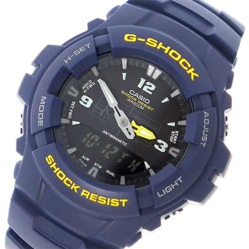 カシオ Gショック クオーツ メンズ 腕時計 G-100-2B ブラック