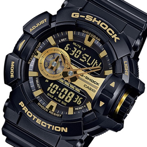 カシオ CASIO Gショック クオーツ メンズ 腕時計 GA-400GB-1A9 ブラック