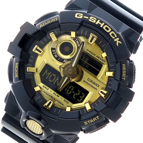 カシオ Gショッククオーツ メンズ 腕時計 GA-710GB-1A ゴールド
