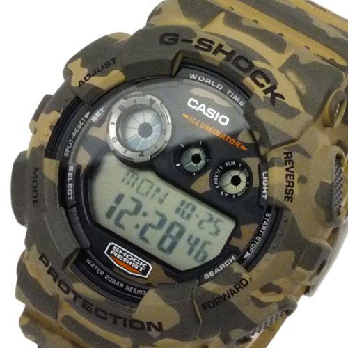 カシオ CASIO Gショック カモフラージュ デジタル メンズ 腕時計 GD-120CM-5