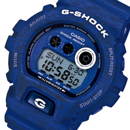 カシオ Gショック ヘザードカラーシリーズ メンズ 腕時計 GD-X6900HT-2 ブルー