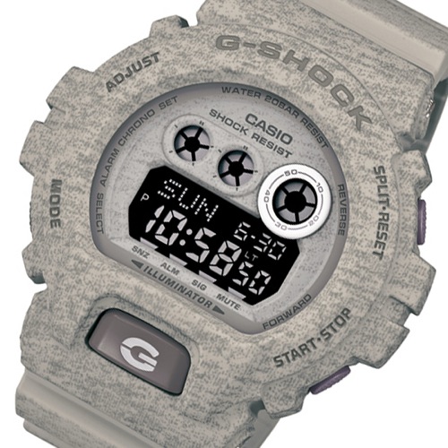 カシオ Gショック ヘザードカラーシリーズ メンズ 腕時計 GD-X6900HT-8 グレー
