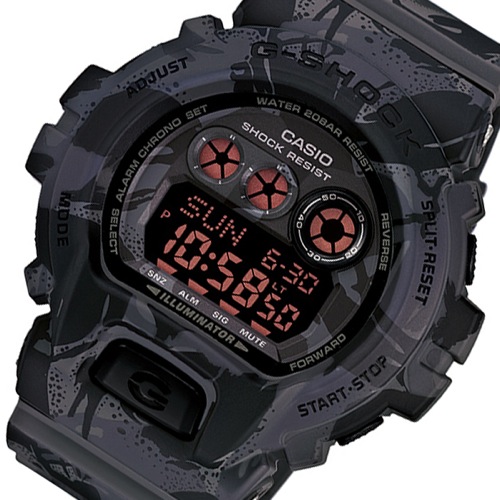 カシオ Gショック カモフラージュシリーズ メンズ 腕時計 GD-X6900MC-1 ブラック