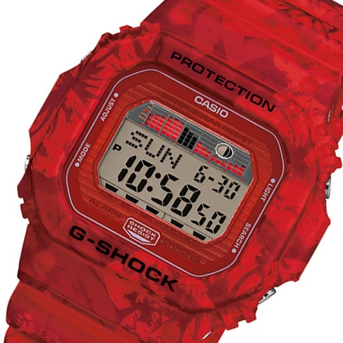 カシオ Gショック Gライド メンズ 腕時計 GLX-5600F-4 レッド