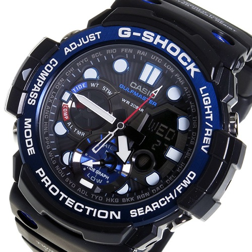 カシオ Gショック ガルフマスター クオーツ メンズ 腕時計 GN-1000B-1A ブラック