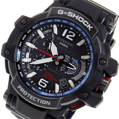 カシオ Gショック スカイコックピット メンズ 腕時計 GPW-1000-1A ブラック