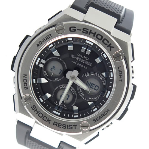 カシオ Gショック Gスチール クオーツ メンズ 腕時計 GST-S310-1A ブラック