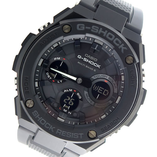 カシオ Gショック Gスチール クオーツ メンズ 腕時計 GST-W100G-1B ブラック