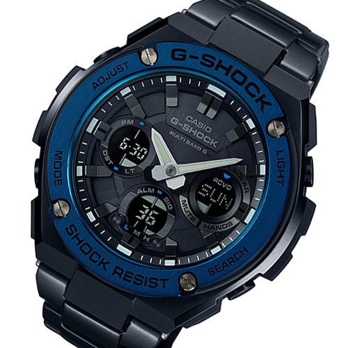 カシオ Gスチール メンズ 腕時計 GST-W110BD-1A2JF ブラック 国内正規
