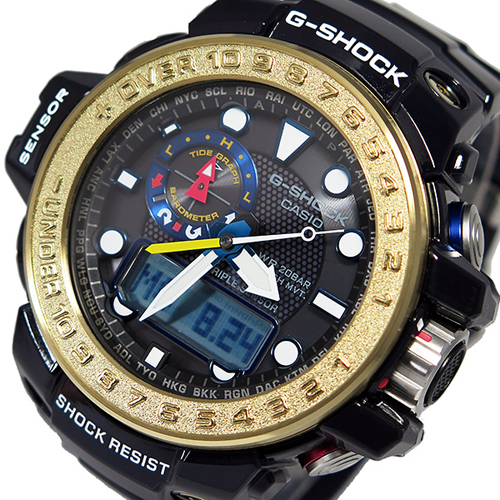 カシオ Gショック ガルフマスター メンズ 腕時計 GWN-1000F-2A ブラック