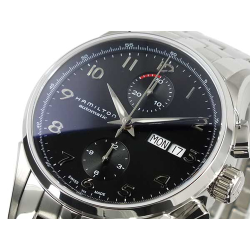 ハミルトン メンズ ジャズマスター マエストロ クロノグラフ 自動巻き 腕時計 H32576135