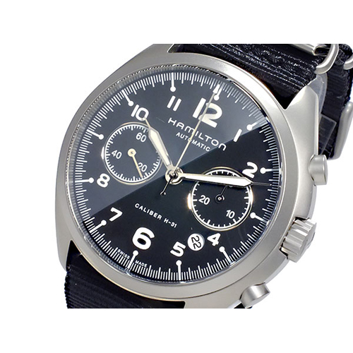 ハミルトン カーキ パイロット パイオニア クロノグラフ 自動巻き メンズ 腕時計 H76456435