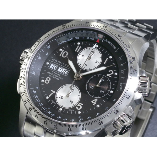 ハミルトン メンズ カーキ KHAKI X-ウィンド 腕時計 H77616133