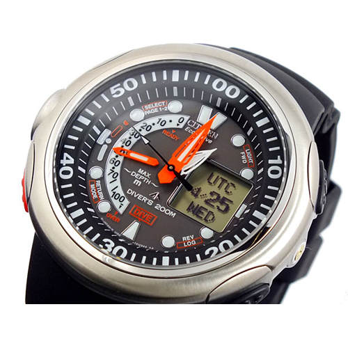 シチズン CITIZEN プロマスター ダイバーズ エコドライブ 腕時計 JV0000-01E