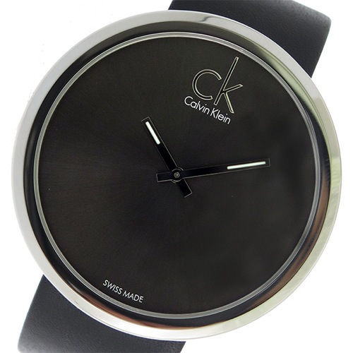 カルバンクライン クオーツ メンズ 腕時計 K0V23107 ガンメタ/ブラック