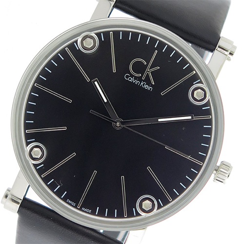 カルバンクライン クオーツ メンズ 腕時計 K3B2T1C1 ブラック/ブラック
