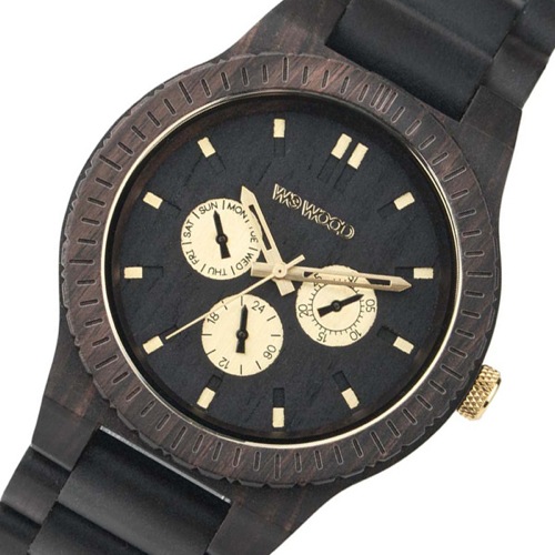 ウィーウッド 木製 メンズ 腕時計 KAPPA-BLACK-RO ブラック 国内正規