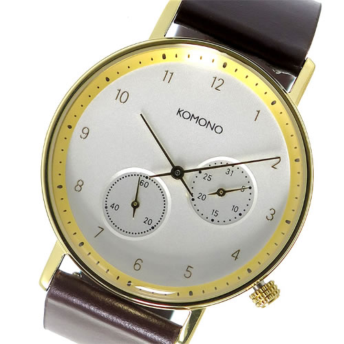 コモノ クオーツ メンズ 腕時計 KOM-W4005 シルバー