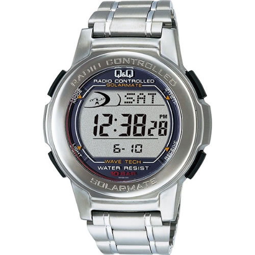 シチズン 電波ソーラー メンズ 腕時計 MHS5-200 シルバー