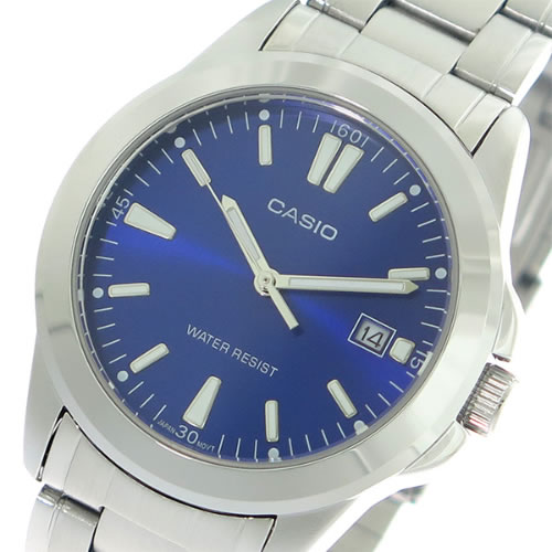 【希少逆輸入モデル】 カシオ クオーツ メンズ 腕時計 MTP-1215A-2A2 ブルー/シルバー