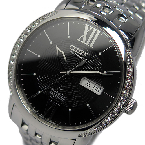 シチズン CITIZEN メカニカル 自動巻き メンズ 腕時計 NH8270-56E ブラック