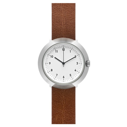 POS ノーマル フジ FUJI クオーツ メンズ 腕時計 NML020036(F43-01/20BR) ホワイト/ブラウン