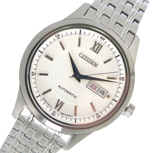 シチズン 自動巻き メンズ 腕時計 NY4051-51A ホワイト