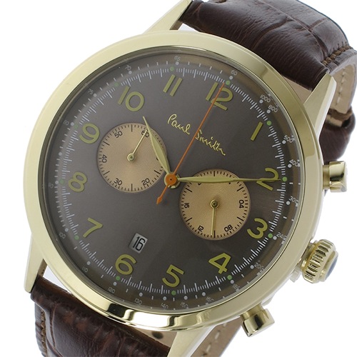 ポールスミス プレシジョン クロノ クオーツ メンズ 腕時計 P10014 グレー