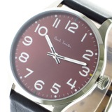 ポールスミス クオーツ メンズ 腕時計 P10067 メタルレッド
