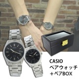 【ペアウォッチ】 カシオ CASIO チープカシオ ユニセックス 腕時計 MTP-1302D-1A1 LTP-1302D-1A1 ペアボックス付