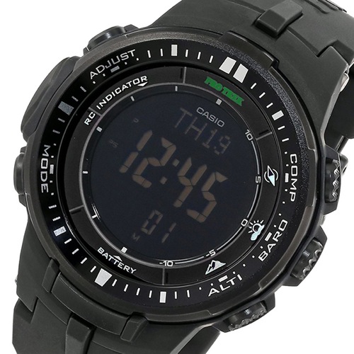 カシオ プロトレック ソーラー クオーツ メンズ 腕時計 PRW-3000-1A ブラック