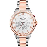 ロマゴデザイン ラグジュアリーシリーズ クオーツ メンズ 腕時計 RM019-0214SS-RGWH ホワイト