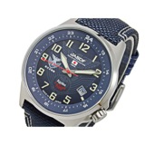 ケンテックス JSDFソーラースタンダード メンズ 腕時計 S715M-02 ブルー