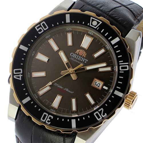 オリエント 自動巻き メンズ 腕時計 SAC09002T0 ブラウン