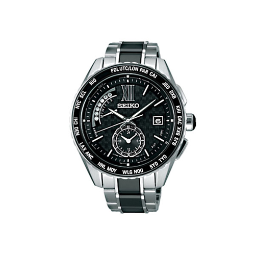 セイコー ブライツ ソーラー 電波 メンズ デュアルタイム 腕時計 SAGA173 国内正規