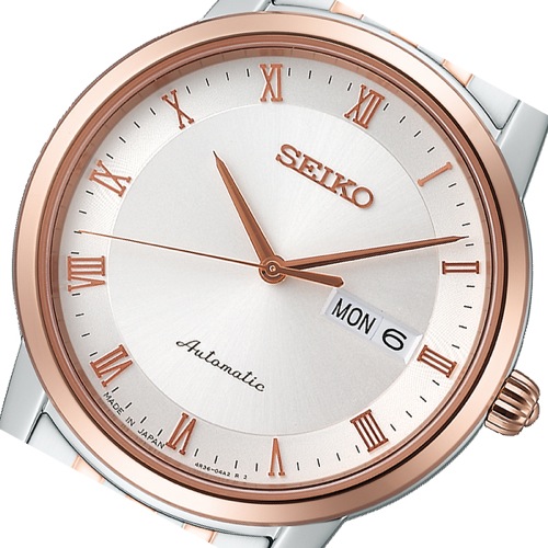 セイコー SEIKO プレザージュ 自動巻き メンズ 腕時計 SARY062 ホワイト 国内正規